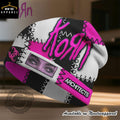 Korn Architects Pink Patchwork Beanie Hat