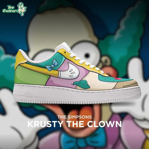 Krusty The Clown The Simpsons Low Top Shoes