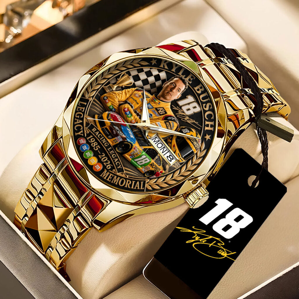 Kyle Busch Alloy Luxury Quartz Watch - TANTN23159