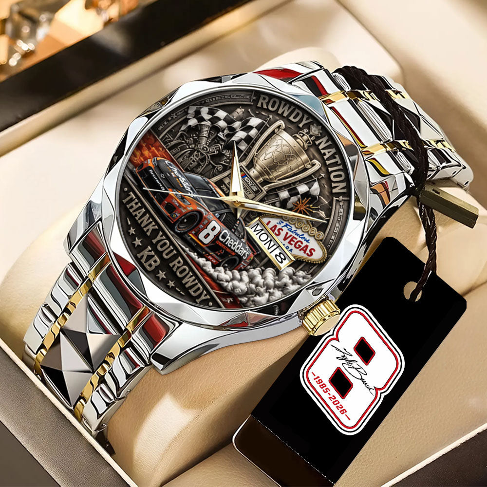 Kyle Busch Alloy Luxury Quartz Watch - TANTN23204