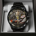 Kyle Busch Black Stainless Steel Watch - TANTN23205