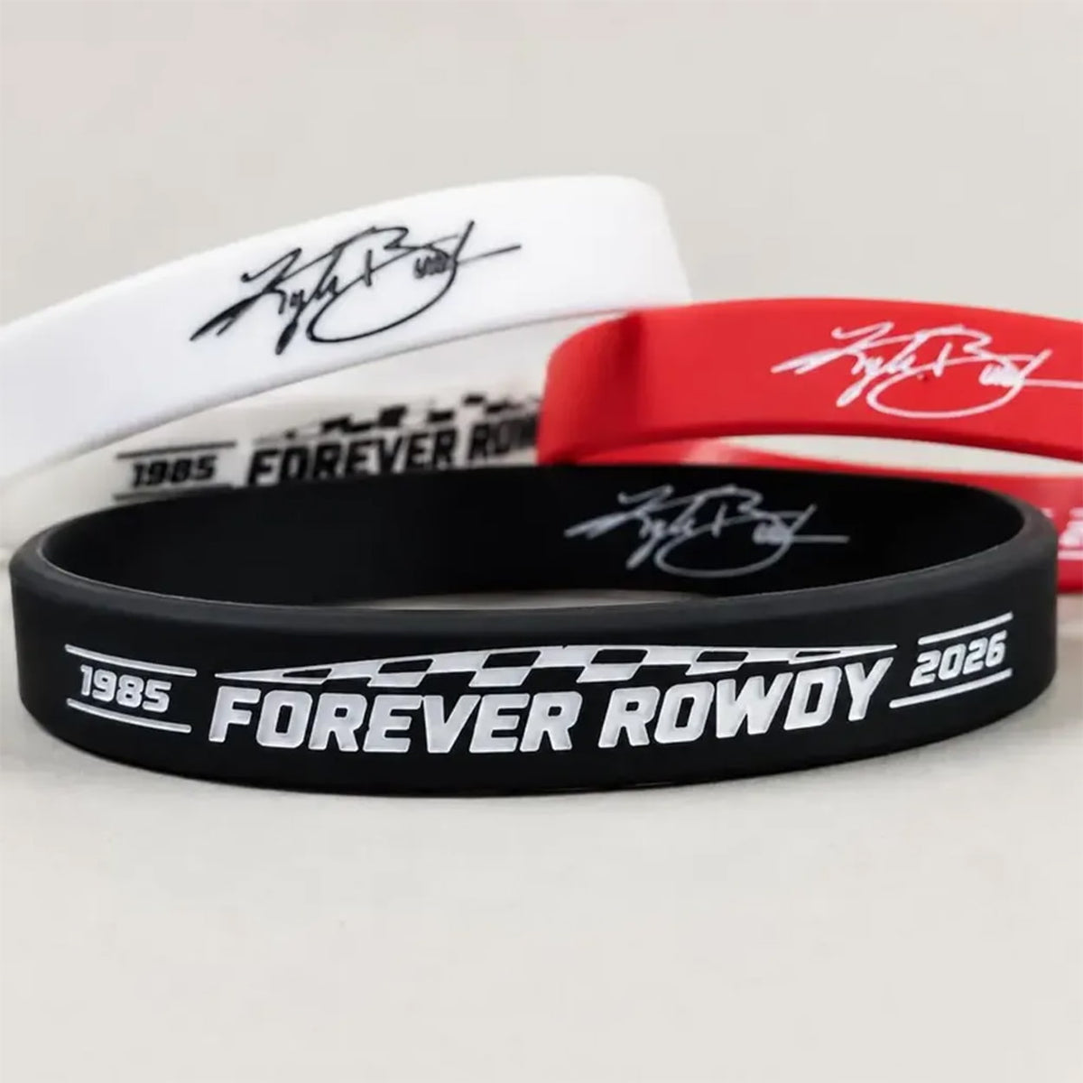 Kyle Busch Forever Rowdy Memorial Bracelet