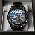 Kyle Larson 2025 NASCAR Cup Series Champion Black Stainless Steel Watch - TANTN18543