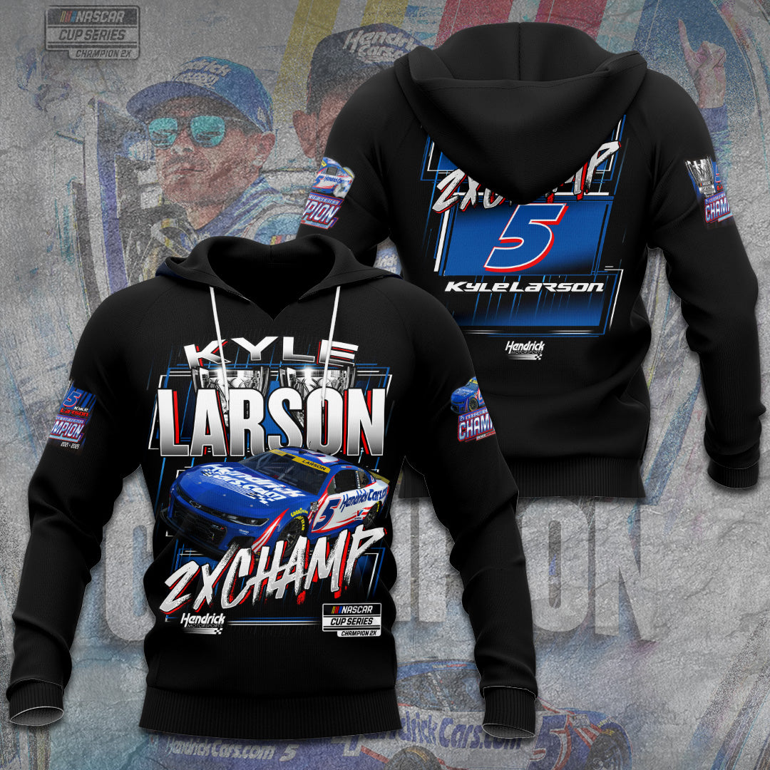 Kyle Larson 2025 NASCAR Cup Series Champion 3D Apparel – TANTN18092