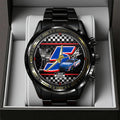 Kyle Larson 2025 NASCAR Cup Series Champion Black Stainless Steel Watch - GNE4646