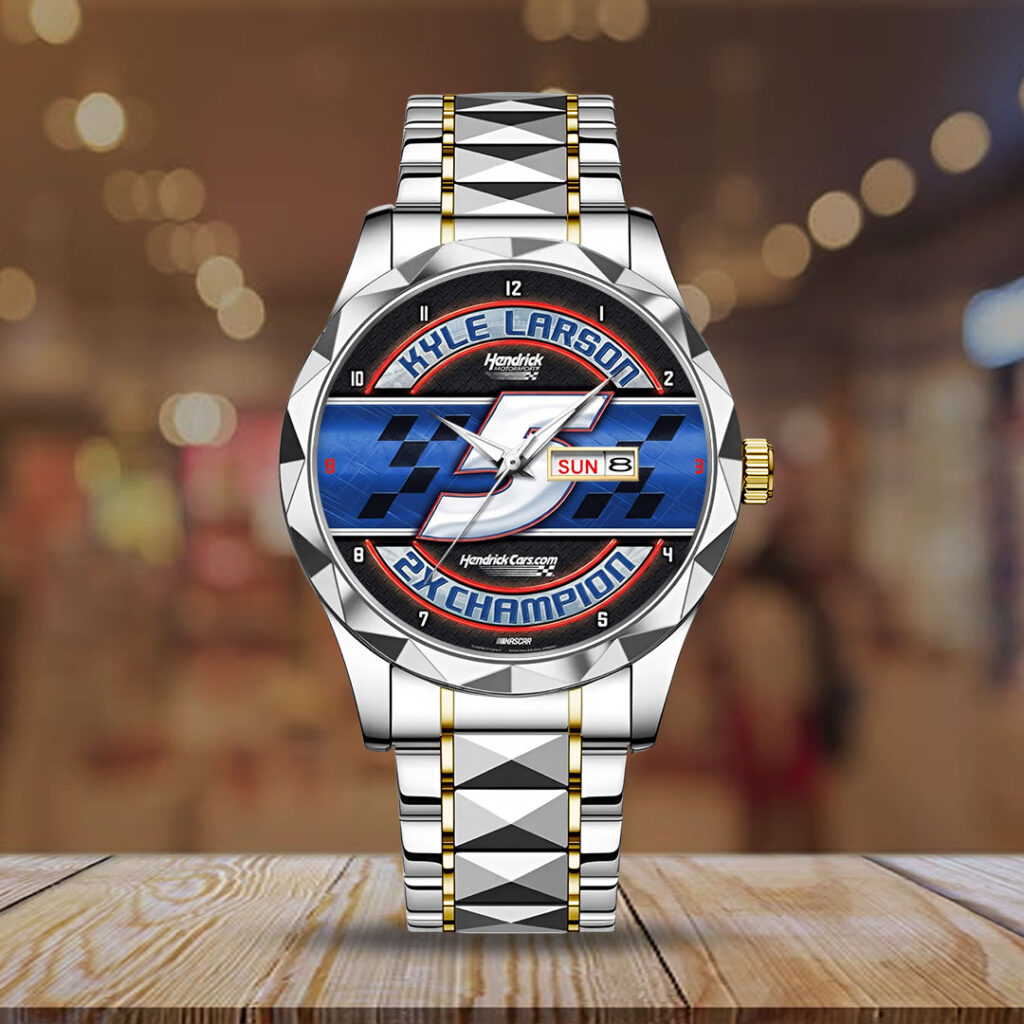 Kyle Larson NASCAR Cup Series Champion Alloy Luxury Quartz Watch - TMTHU2061