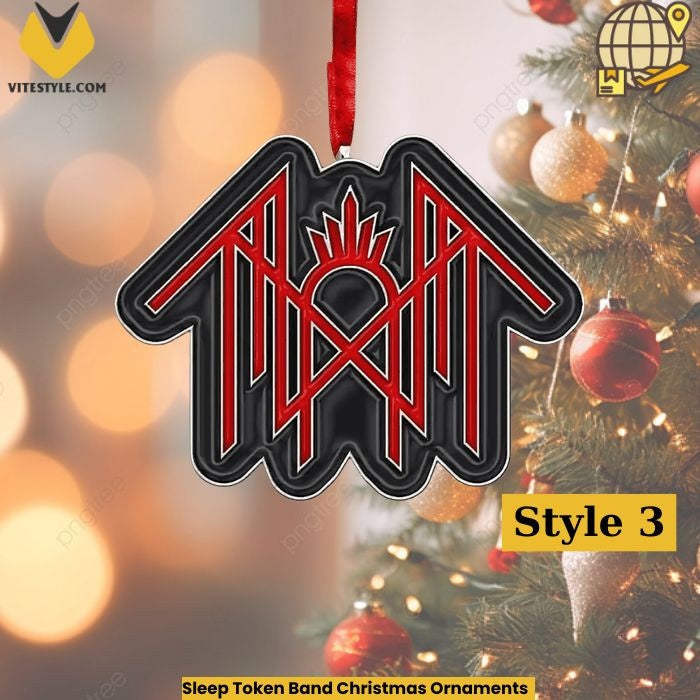 Sleep Token Band Christmas Ornaments