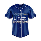 LA Dodgers 2025 World Series Champions Baseball Jersey
