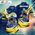 LA Rams Horror Movie Characters NFL Hawaiian Aloha Shirt