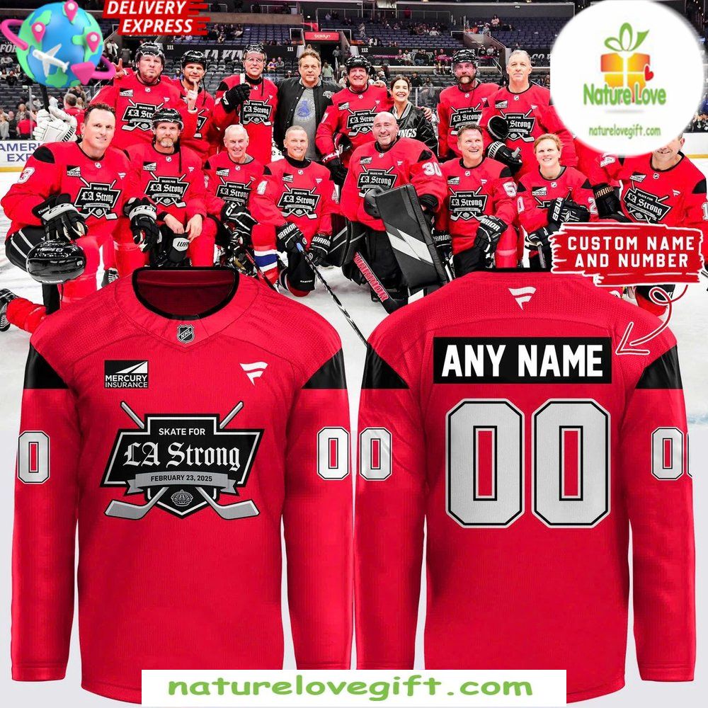 Los Angeles Kings LA Strong Red Limited Jersey