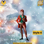 David Bowie Christmas Ornaments