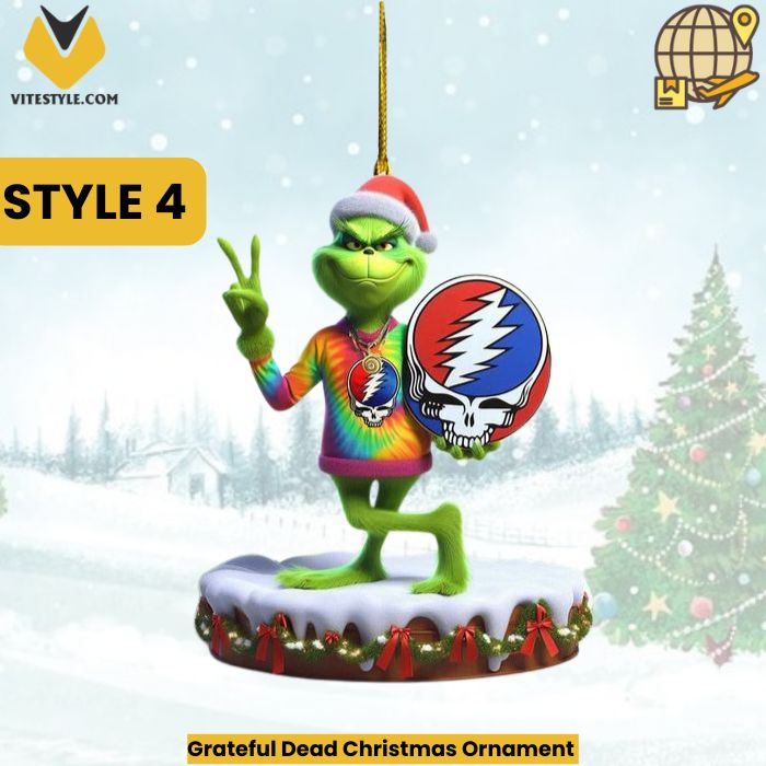 Grateful Dead Phil Lesh Christmas Ornament