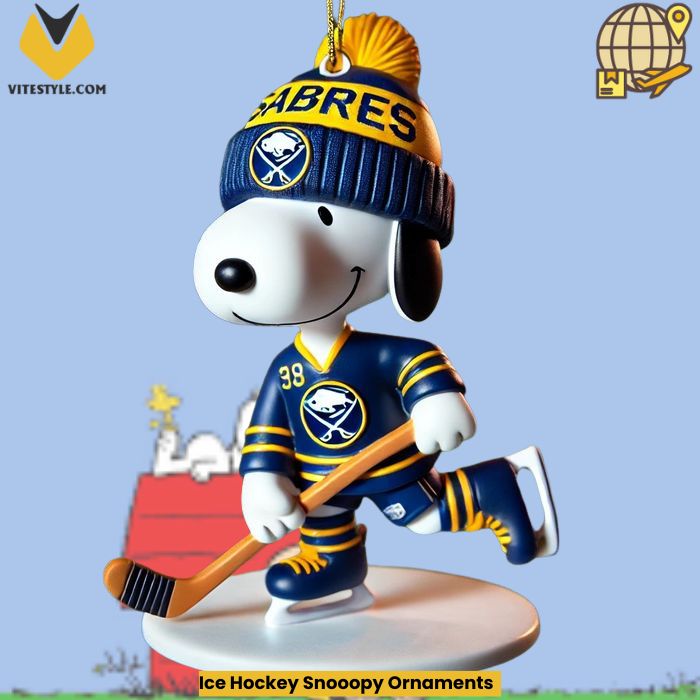 Ice Hockey Snooopy Ornaments