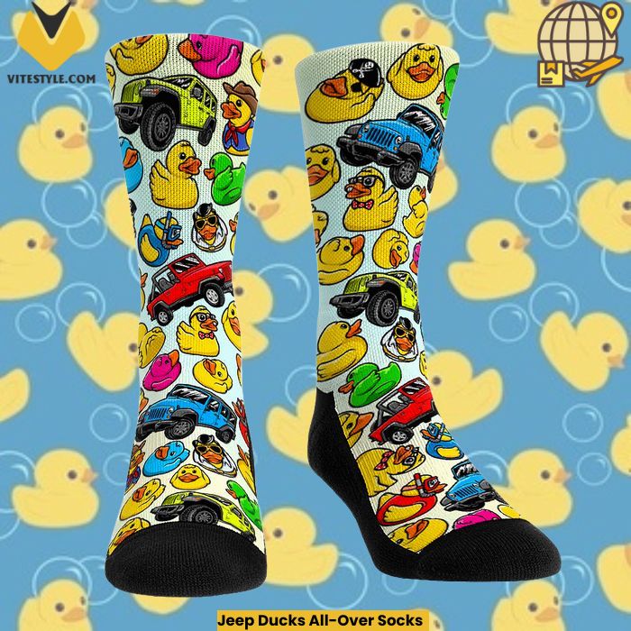 Jeep Ducks All-Over Socks