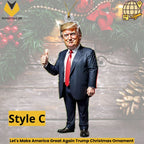 Let’s Make America Great Again Trump Christmas Ornament