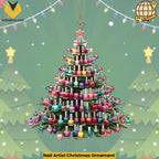 Nail Artist Christmas Ornament