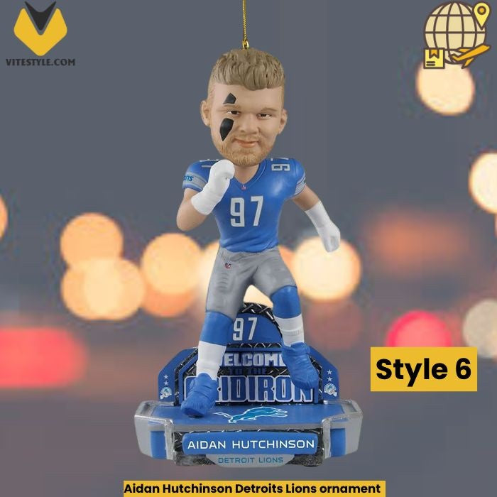 Aidan Hutchinson Detroits Lions ornament