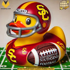 NCAA Football team custom Rubber Ducks Ornament