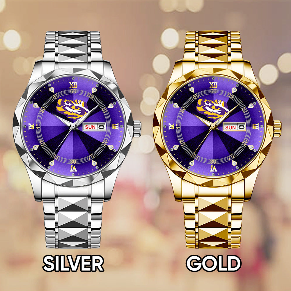 LSU Tigers Baseball Alloy Luxury Quartz Watch - GNE 3832