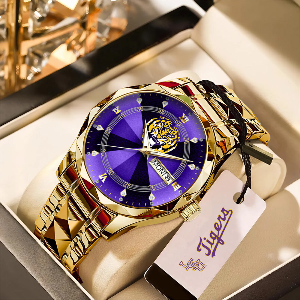 LSU Tigers Baseball Alloy Luxury Quartz Watch - GNE 3833
