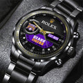 LSU Tigers Baseball 2025 National Champions x Rolex Black Stainless Steel Watch - MAITM 11899