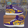 LSU Tigers NCAA Personalized Air Jordan 1 Shoes