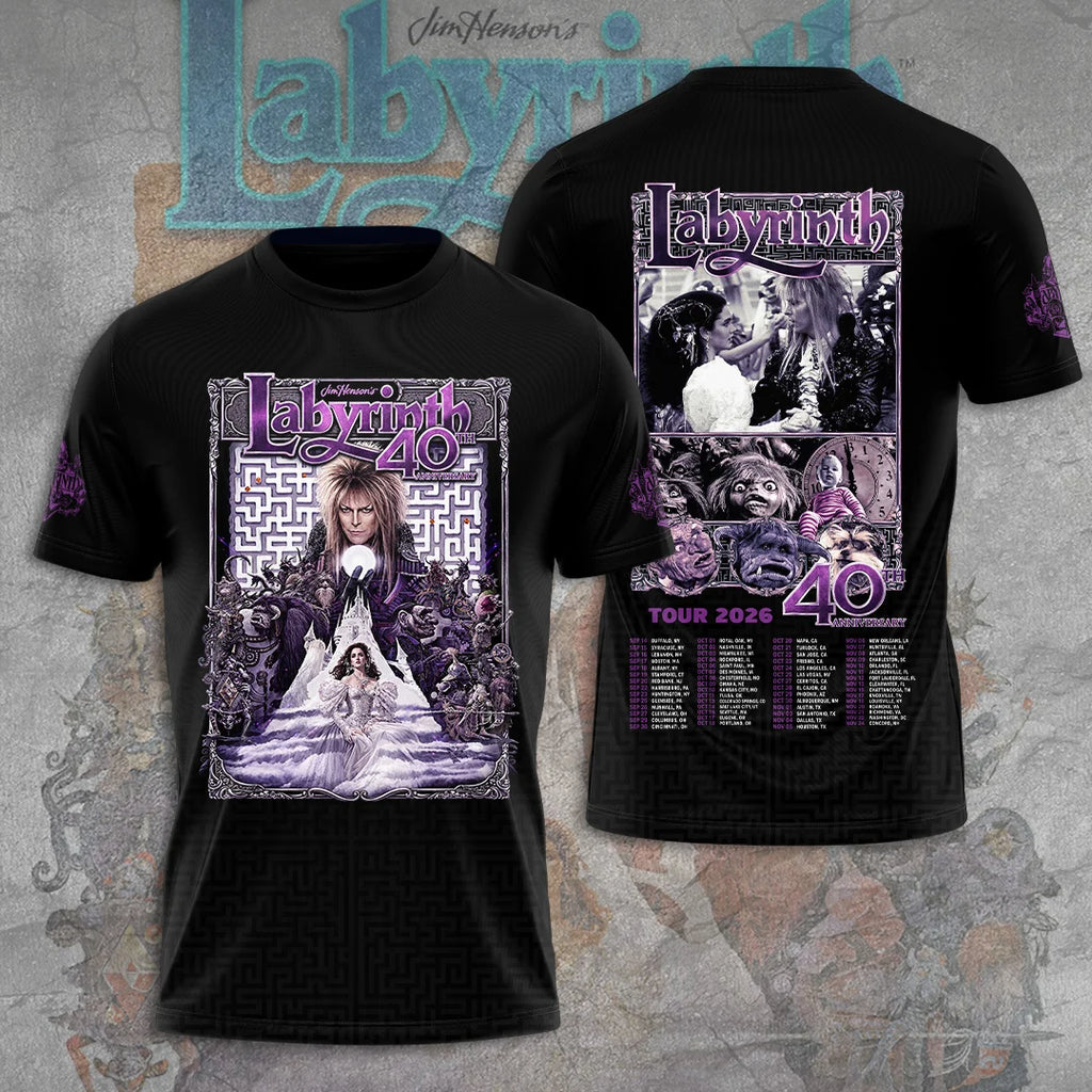 Labyrinth 40th Anniversary 3D Apparel – GNE8456