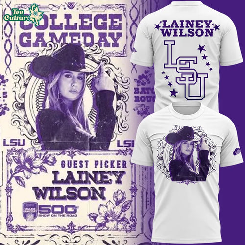 Lainey Wilson College GameDay 2026 Limited Edition T-Shirt
