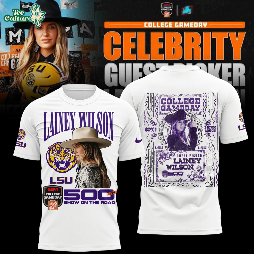 Lainey Wilson College GameDay 2026 Limited Edition T-Shirt Version 2