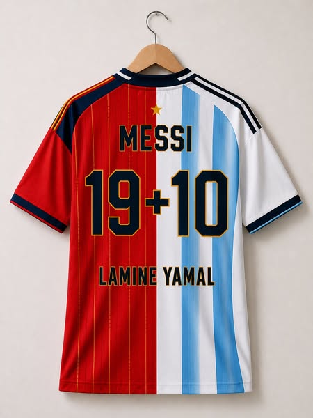 Lamine Yamal Messi Soccer Jersey