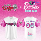 Lansing Lugnuts Barbie Night Game MiLB Custom Baseball Jersey