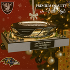 Las Vegas Raiders 65th Anniversary Stadium Ornament