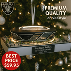 Las Vegas Raiders 65th Anniversary Stadium Ornament