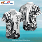 Las Vegas Raiders Aloha Shirt Fire And Vintage Script Print