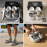 Las Vegas Raiders Crocs Charms