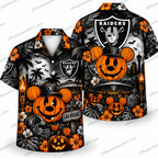 Las Vegas Raiders Jack-o’-Lantern Stack Halloween Hawaiian Shirt