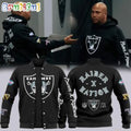 Las Vegas Raiders NFL 2024 Born x Raised Baseball Jacket