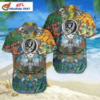 Las Vegas Raiders Psychedelic Grateful Bears Shirt