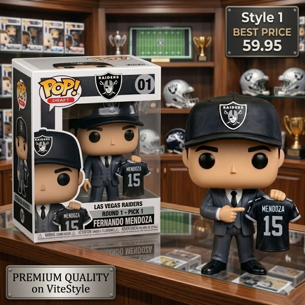 Las Vegas Raiders Round 1 Pick 1 Fernando Mendoza Pop Vinyl
