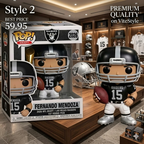 Las Vegas Raiders Round 1 Pick 1 Fernando Mendoza Pop Vinyl