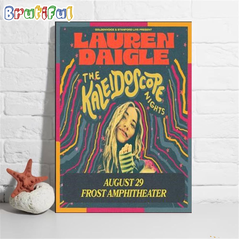 Lauren Daigle Tour 2024 Frost Amphitheater Stanford Ca Poster Canvas