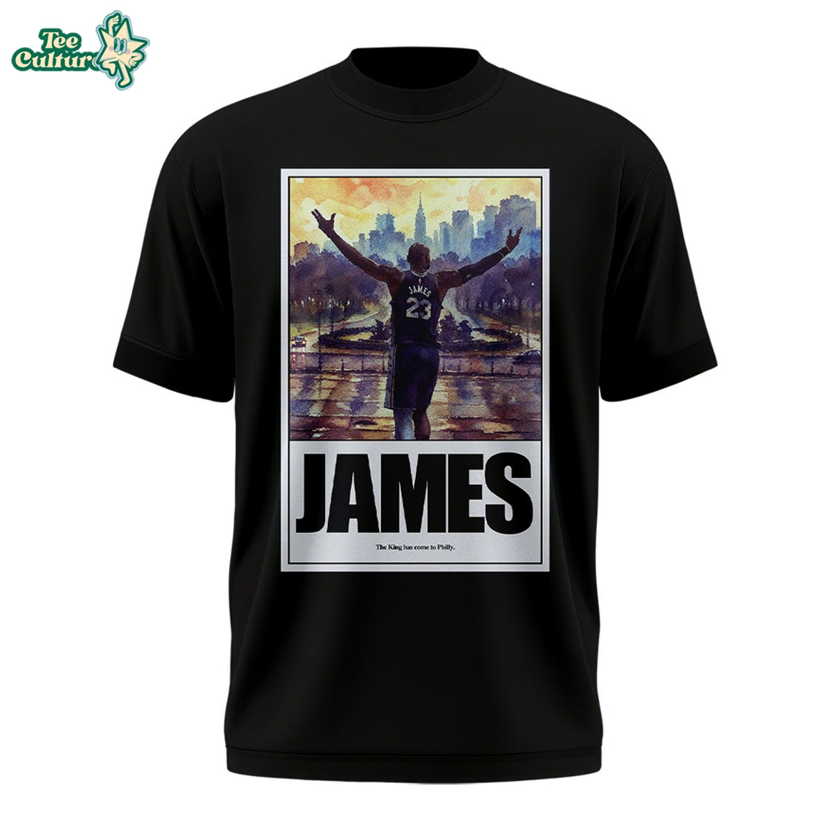 Lebron James The King Has Come To Philly T-shirt
