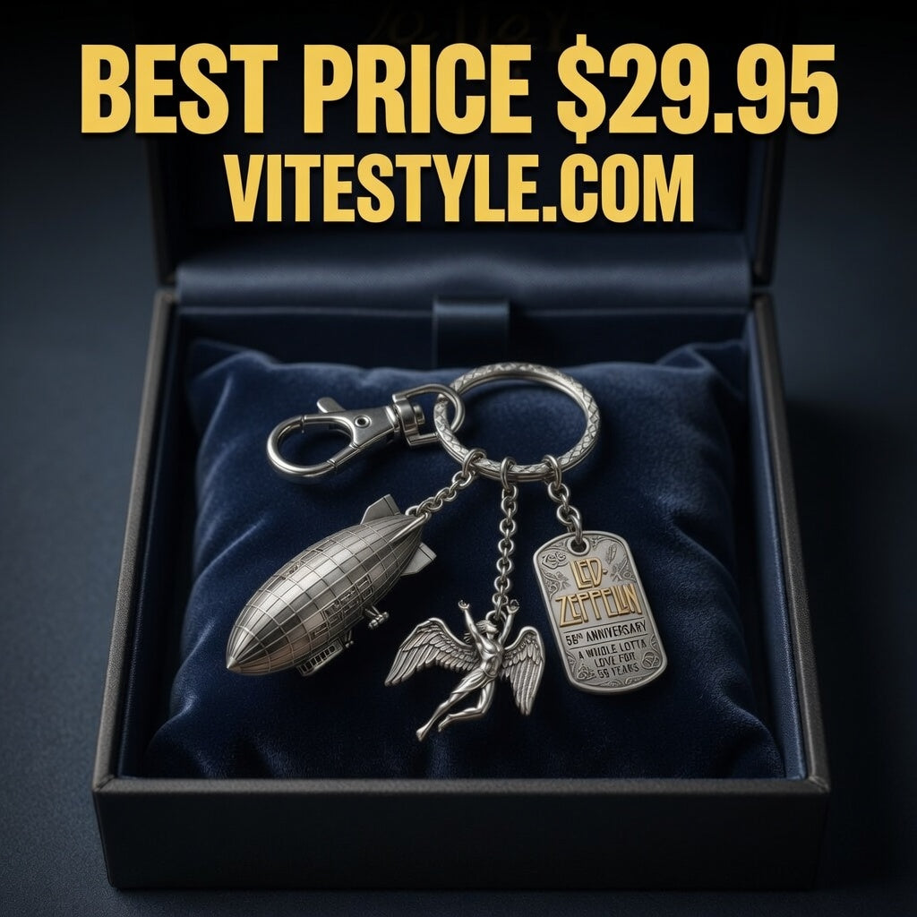 Led Zeppelin 58th Anniversary Commemorative Keychain