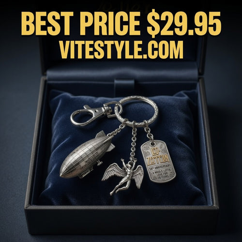 Led Zeppelin 58th Anniversary Commemorative Keychain