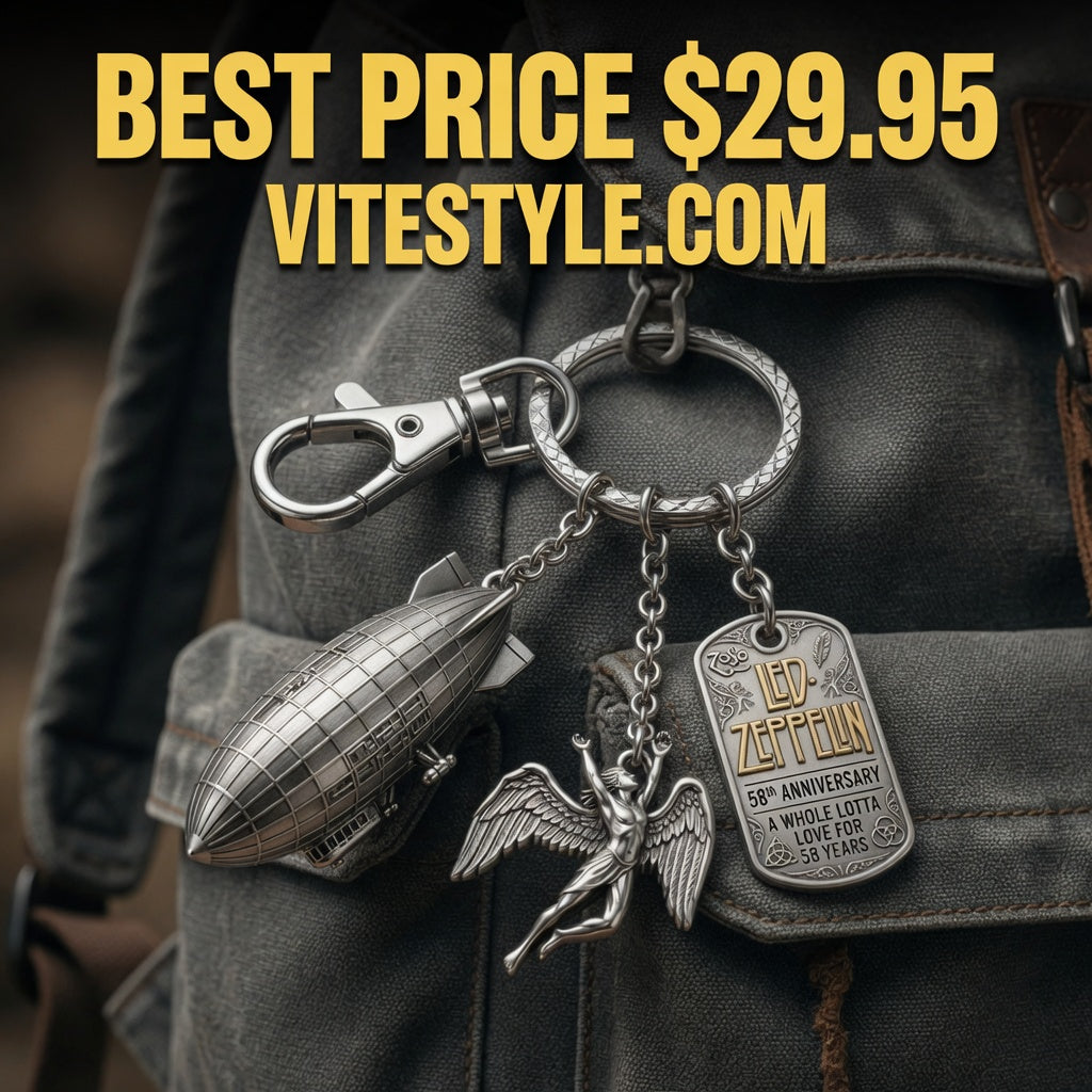 Led Zeppelin 58th Anniversary Commemorative Keychain