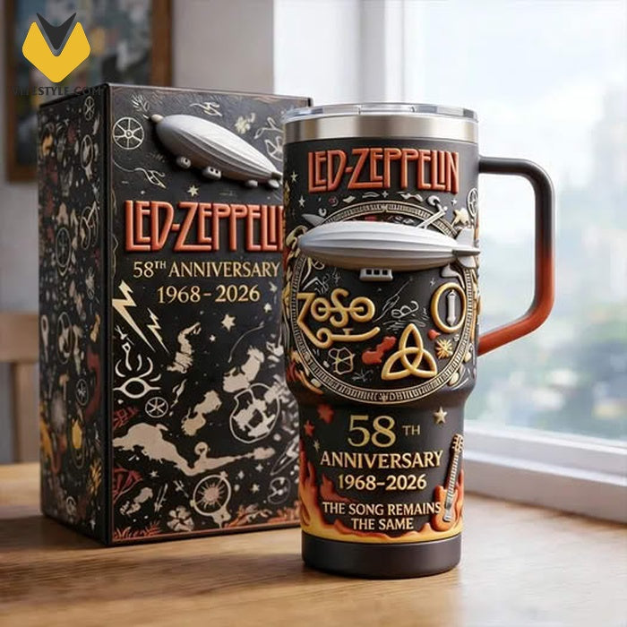 Led Zeppelin 58th Anniversary Commemorative Tumbler