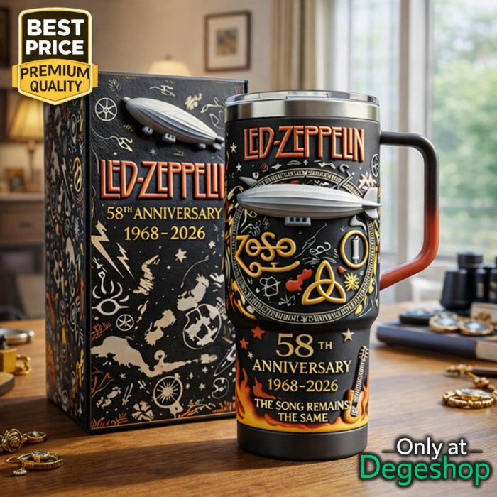 Led Zeppelin 58th Anniversary Commemorative Tumbler