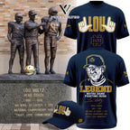 Legend Lou Holtz Notre Dame Fighting Irish Football Tee Shirt
