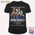 Legends Never Die Dickey Betts T Shirt, Dickey Betts Thank You For The Memory Shirt