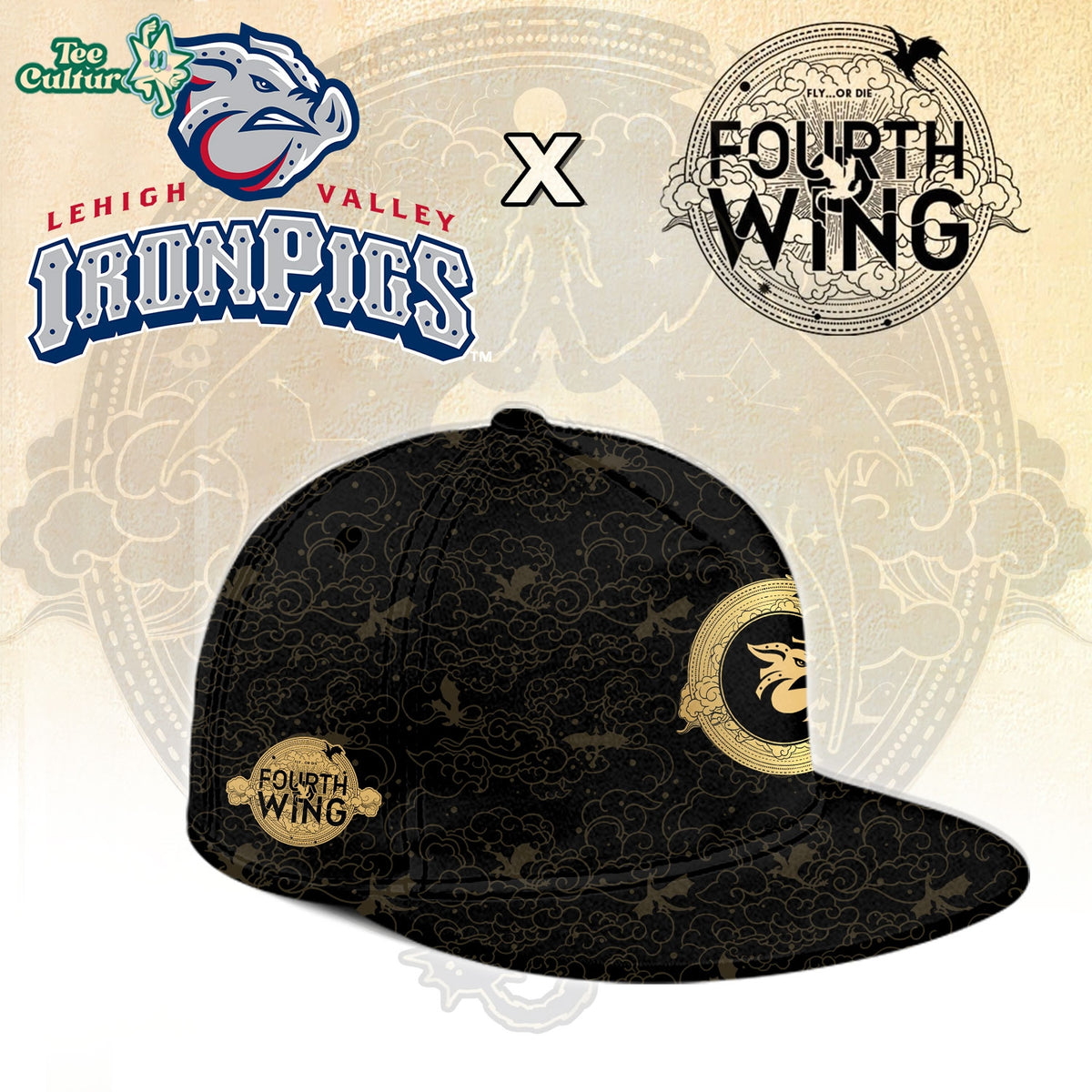 Lehigh Valley Ironpigs X Fourth Wing X Fourth Wing Limited Baseball Jersey